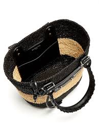 Inside Of Balenciaga Straw Tote Inside Of Balenciaga Straw Tote