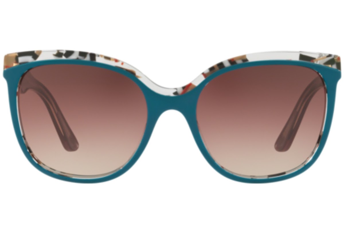 Burberry of London England teal and check frame sunglasses Burberry of London England teal and check frame sunglasses