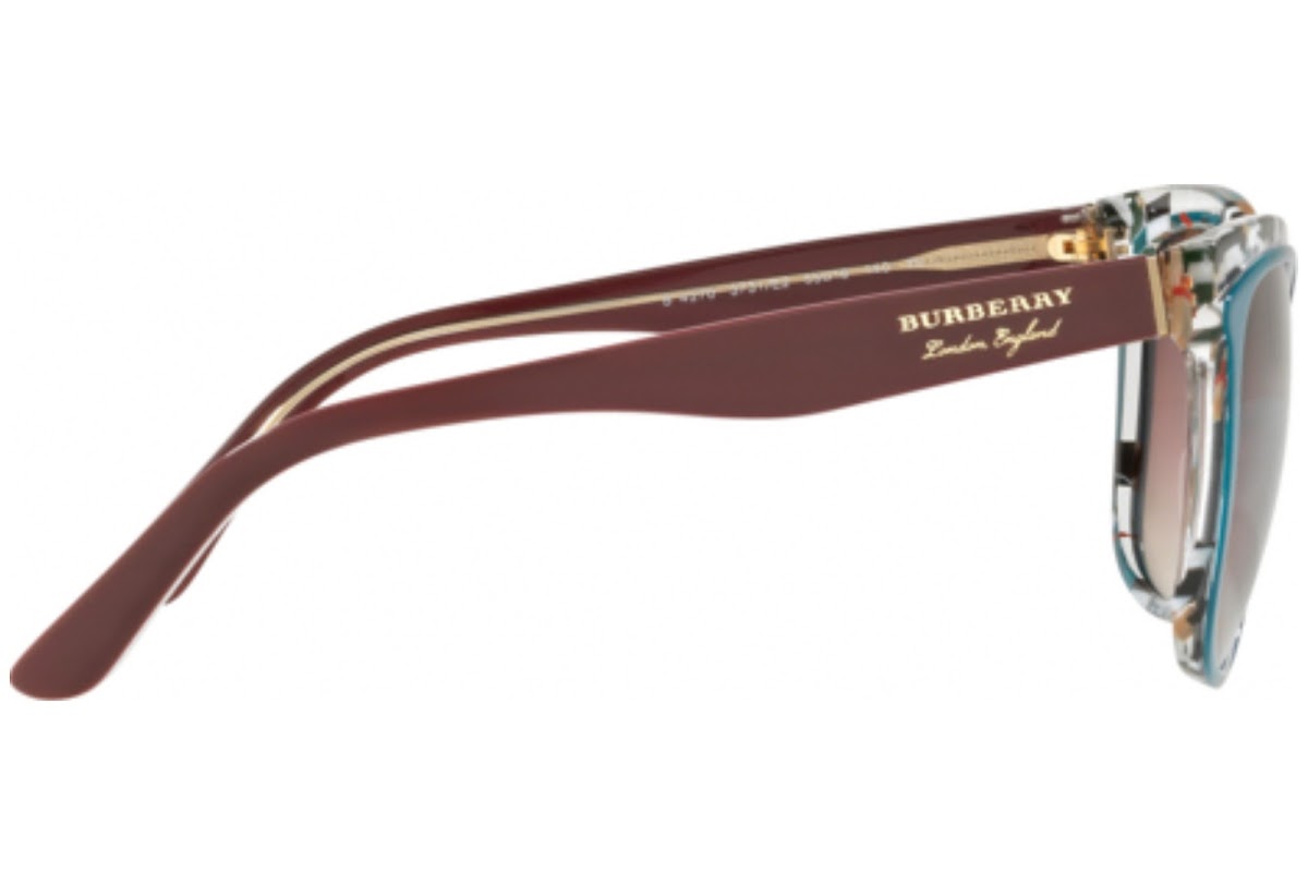 Burberry of London England teal and check frame sunglasses Burberry of London England teal and check frame sunglasses