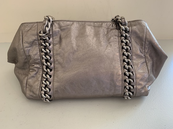 Chanel Pewter Back