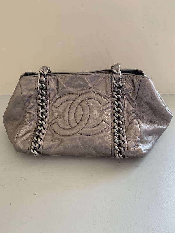 Chanel Pewter Front