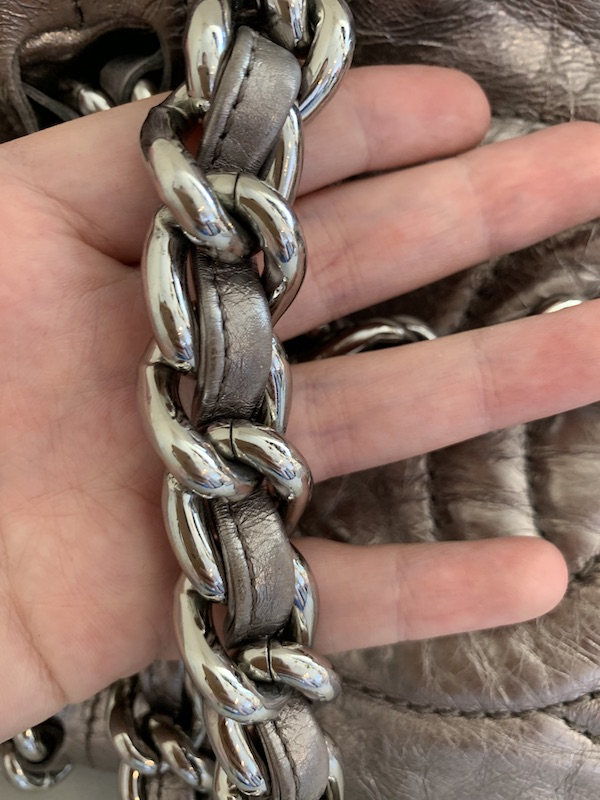 Chanel Pewter Handle