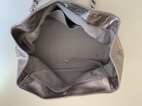 Chanel Pewter Interior